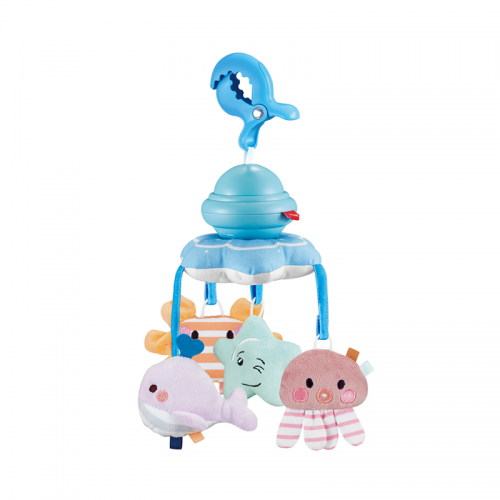 Baby Musical Mobile with Lullabies Music Box Hanging Rotating Animals Rattles