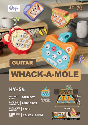 Guitar Plastic Whack A Mole Game Toy