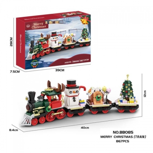 DIY Bricks Christmas train