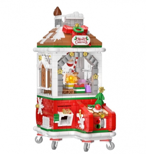 Christmas doll machine